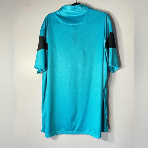 XPBX Pro XXL Golf Polo
Collared Pullover Teal blue with black - Picture 5 of 6